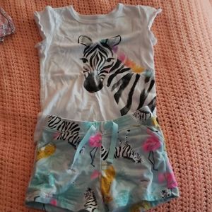 5 for $20 Carter's Zebra shirt and shorts 051